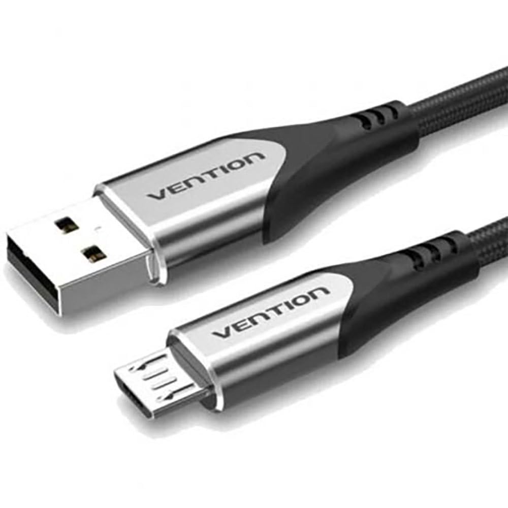 Cable USB 2.0 Lightning Vention LABHD/ USB Macho - Lightning Macho/ Hasta 12W/ 480Mbps/ 50cm/ Gris