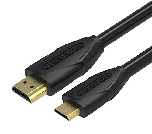 Cable HDMI Vention VAA-D02-B150/ HDMI Macho - Mini HDMI Macho/ 1.5m/ Negro