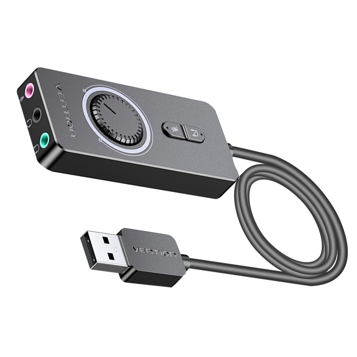 Docking USB Tipo-C Vention TOIHB/ 1xHDMI/ 1xVGA/ 3xUSB/ 1xUSB Tipo-C PD/ Gris