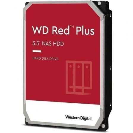 Disco Duro Western Digital WD Red Plus NAS 2TB/ 3.5'/ SATA III/ 64MB