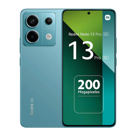 Smartphone Xiaomi Redmi Note 13 Pro NFC 8GB/ 256GB/ 6.67'/ 5G/ Verde Azulado