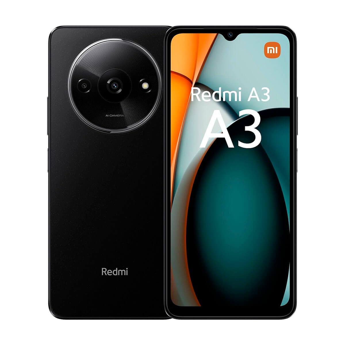 Smartphone Xiaomi Redmi A3 3GB/ 64GB/ 6.71'/ Negro Medianoche