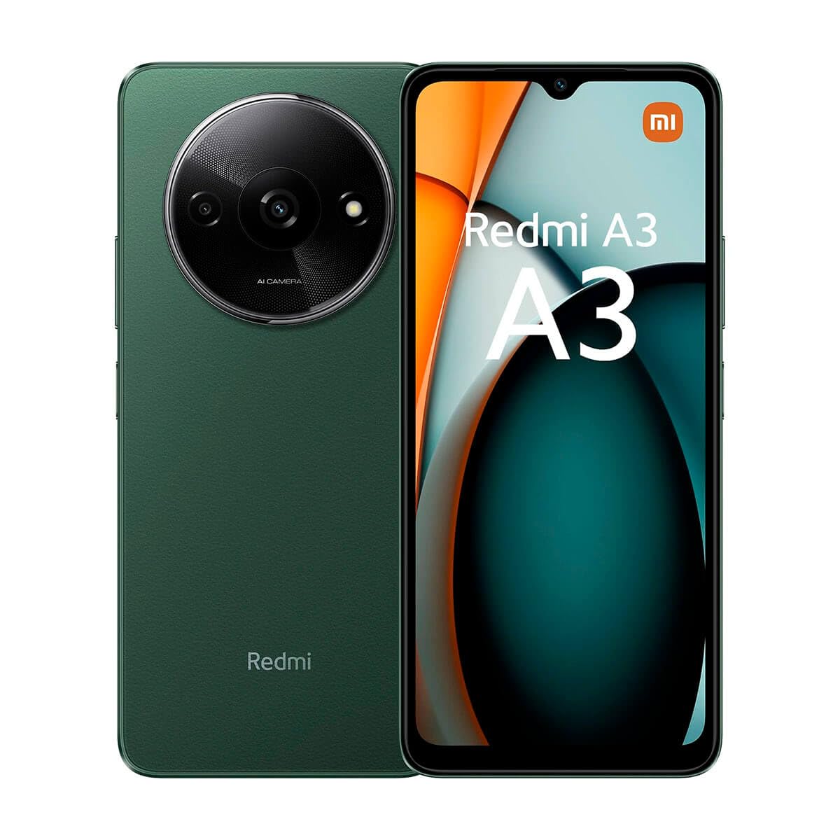 Smartphone Xiaomi Redmi A3 3GB/ 64GB/ 6.71'/ Verde Oliva