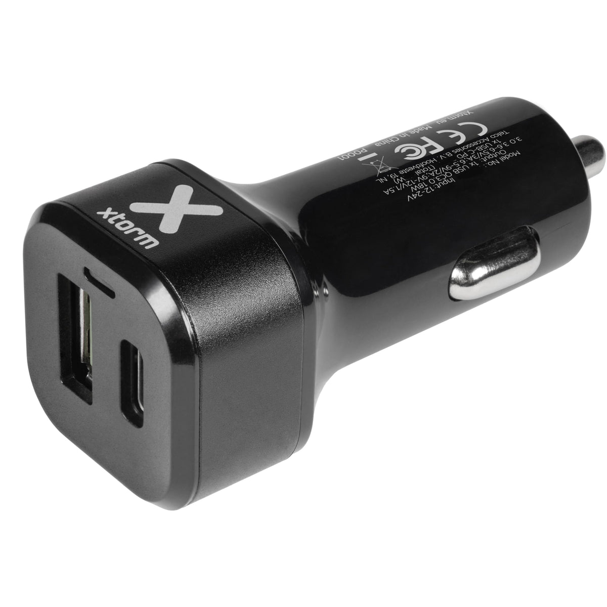 Cargador de Coche Xtorm AU203/ 1xUSB Tipo-C/ 1xUSB/ 48W